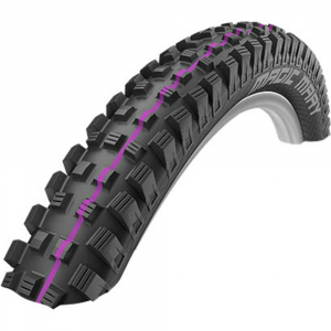 Schwalbe | Magic Mary Super Downhill 29 Tire 29X2.4 Addix Ultra Soft Tle | Rubber