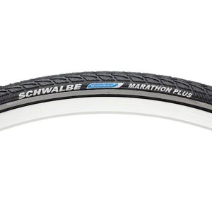 Schwalbe Marathon Plus Tire (Black) (700c) (25mm) (Wire) (SmartGuard)