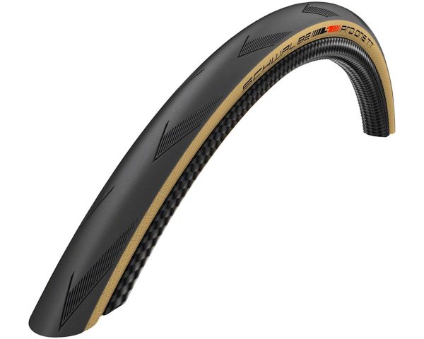 Schwalbe Pro One Tubeless TT Tire (Tan Wall) (700c) (25mm) (Folding) (Addix Race)