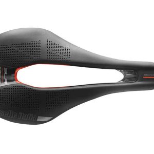 Selle Italia SLR Boost Kit Carbonio Superflow Saddle (Black) (L3) (145mm) (Carbon Rails)