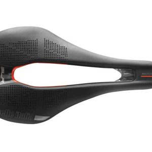 Selle Italia SLR Boost Kit Carbonio Superflow Saddle (Black) (S3) (130mm) (Carbon Rails)