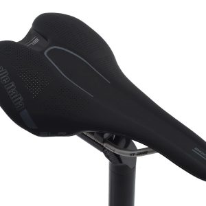 Selle Italia SLR Boost Saddle (Black) (Titanium Rails) (L1) (145mm)