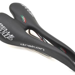 Selle SMP Drakon Saddle (Black) (AISI 304 Rails) (139mm)