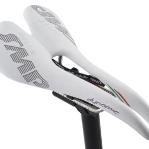 Selle SMP Dynamic Saddle (White) (AISI 304 Rails) (138mm)