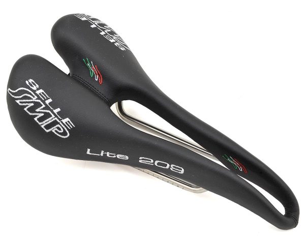 Selle SMP Lite 209 Saddle (Black) (AISI 304 Rails) (139mm)