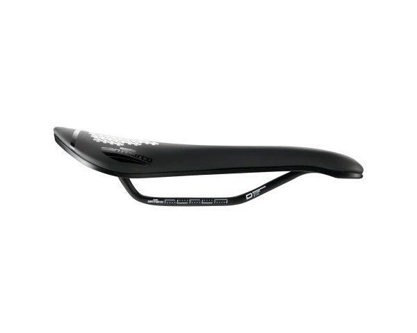 Selle San Marco Aspide Short Dynamic Saddle (Black) (Manganese Rails) (S3) (139mm)