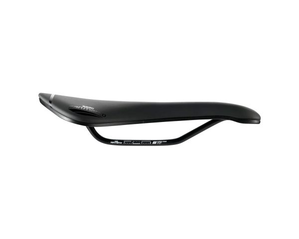 Selle San Marco Aspide Short Sport Saddle (Black) (Carbon Steel) (S3) (139mm)