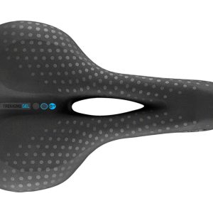 Selle San Marco Trekking Open-Fit Gel Saddle (Black) (Steel Rails) (S2) (175mm)