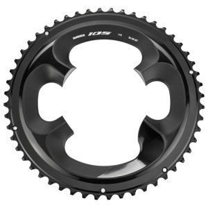 Shimano 105 R7000 Chainrings - 11 Speed - Black / 52 / 4 Arm, 110mm