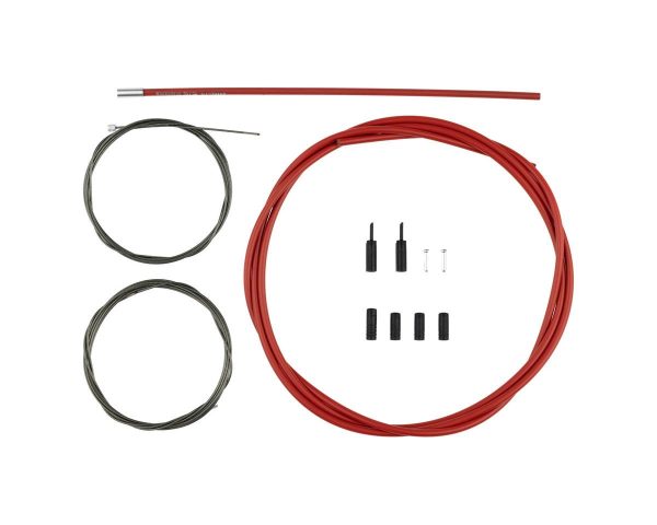 Shimano 105 R7000 Road Optislick Derailleur Cable & Housing Set (Red) (1.2mm) (1800/2100mm)