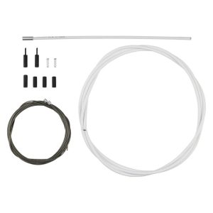 Shimano 105 R7000 Road Optislick Derailleur Cable & Housing Set (White) (1.2mm) (1800/2100mm)