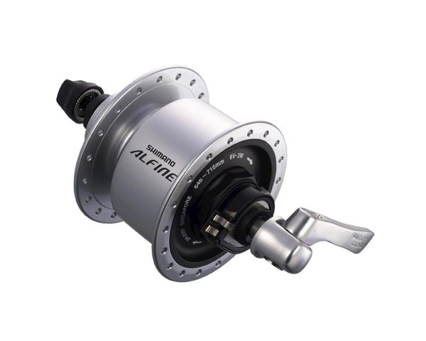 Shimano Alfine DH-S501 Dynamo Front Disc Hub (Silver) (Centerlock) (QR x 100mm) (32H)