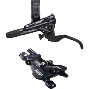 Shimano BR-M8100 XT Left Brake Lever and Rear Post Mount Caliper