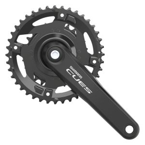 Shimano CUES FC-U4000-2 Crankset w/Chainrings (Black) (2 x 9/10/11) (170mm) (40/26T) (Square Taper)