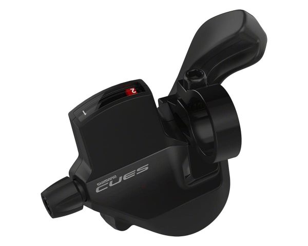 Shimano CUES SL-U6000 Trigger Shifter w/Optical Gear Display (Black) (Left) (2x)