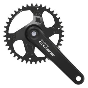 Shimano Cues FC-U4000 Crankset w/ Chainring (Black) (1 x 9/10/11 Speed) (170mm) (40T) (Square Taper)