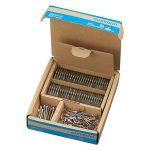 Shimano D03S-RX Disc Brake Pads & Springs Bulk Pack (Resin Compound) (25 Pairs) (Stainless Steel Bac