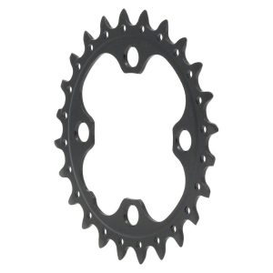 Shimano Deore LX T671 Chainring (Black) (3 x 10 Speed) (64/104mm BCD) (Inner) (24T)