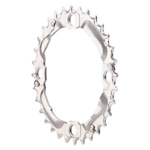 Shimano Deore M532 Chainrings (Black/Silver) (3 x 9 Speed) (Middle) (104mm BCD) (32T)