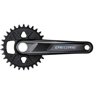 Shimano Deore M6100 Chainset - 12 Speed - Black / 30 / 175mm / 12 Speed