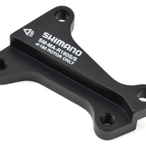 Shimano Disc Brake Adapters (Black) (For IS Caliper) (R180S/S) (IS to IS) (180mm Rear)