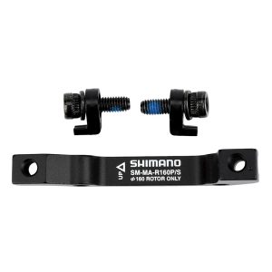 Shimano Disc Brake Adapters (Black) (R160P/S) (IS Mount) (160mm Rear)