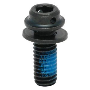 Shimano Disc Brake Caliper Fixing Bolts (Black) (15.2mm) (Drilled Bolt Head)