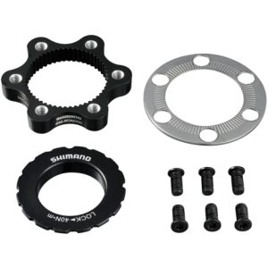 Shimano Disc (SM-RTAD05) Rotor Centre-lock hub to 6-Bolt Adaptor - Centerlock / 6 Bolt Adaptor