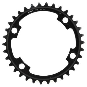 Shimano Dura-Ace FC-9000 Chainrings (Black/Silver) (2 x 11 Speed) (110mm BCD) (Inner) (34T)