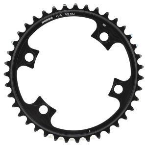 Shimano Dura-Ace FC-9000 Chainrings (Black/Silver) (2 x 11 Speed) (110mm BCD) (Inner) (39T)