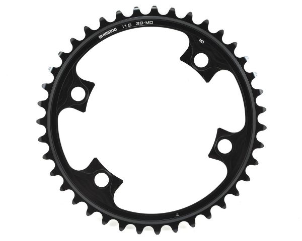 Shimano Dura-Ace FC-9000 Chainrings (Black/Silver) (2 x 11 Speed) (110mm BCD) (Inner) (39T)