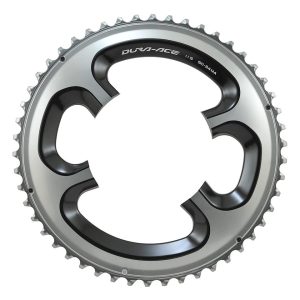 Shimano Dura-Ace FC-9000 Chainrings (Black/Silver) (2 x 11 Speed) (110mm BCD) (Outer) (50T)