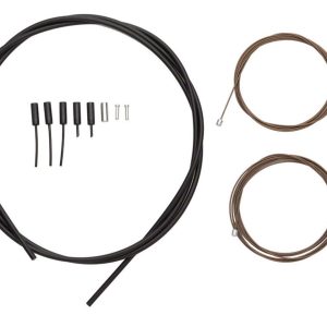 Shimano Dura Ace Road Shift Cable/Housing Set (Black) (Polymer Coated) (1.2mm) (1800/2100mm)