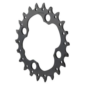 Shimano FC-M672 Chainrings (Black) (3 x 10 Speed) (Inner) (22T) (94/64mm Asym. BCD)