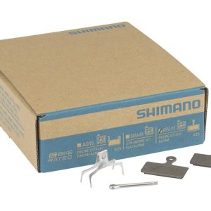 Shimano G05S Disc Brake Pad & Spring Bulk Box (Resin Compound) (Stainless Steel Back Plate) (Box/25