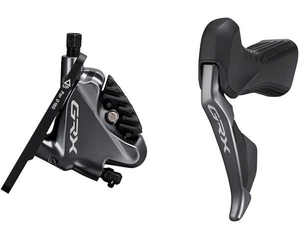 Shimano GRX Di2 ST-RX815 Hydraulic Disc Brake/Shift Lever Kit (Black) (Left) (Flat Mount) (2x) (Cali