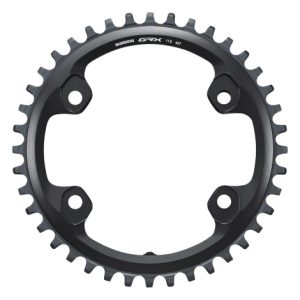 Shimano GRX FC-RX810 11 Speed Chainrings - Grey / 40 / 11 Speed / Removed from chainset may have signs of fitting