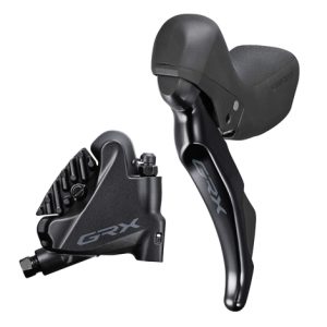 Shimano GRX RX600 Single Disc Brake - 11 Speed - Black / Rear / 11 Speed / RH / 1700mm Hose