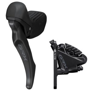 Shimano GRX RX610 Brake/Shift Lever Kit (Black) (Flat Mount) (Left) (Brake Only) (BR-RX400 Caliper I