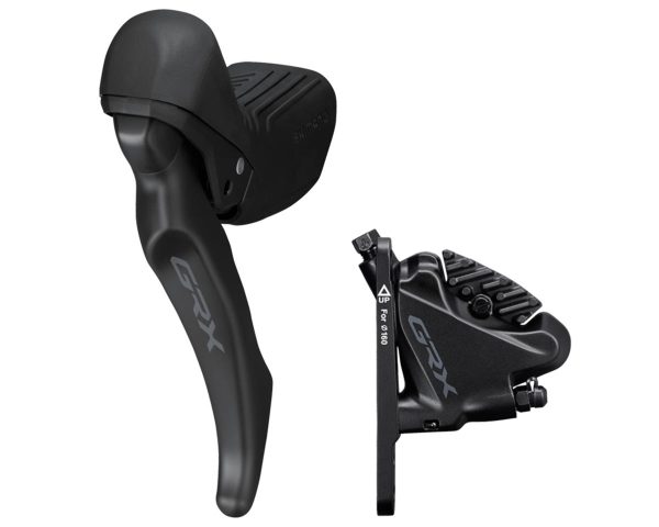 Shimano GRX RX610 Brake/Shift Lever Kit (Black) (Flat Mount) (Left) (Brake Only) (BR-RX400 Caliper I