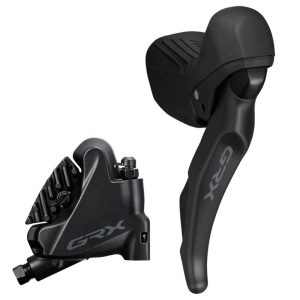 Shimano GRX RX610 Brake/Shift Lever Kit (Black) (Flat Mount) (Right) (12 Speed) (BR-RX400 Caliper In