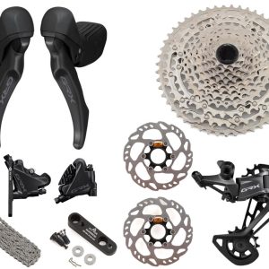 Shimano GRX RX610 Gravel Groupset (Black) (1 x 12 Speed) (10-51T)