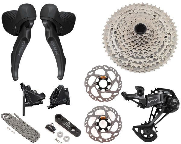 Shimano GRX RX610 Gravel Groupset (Black) (1 x 12 Speed) (10-51T)