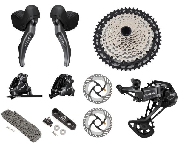 Shimano GRX RX800 Gravel Groupset (Black) (1 x 12 Speed) (10-51T)