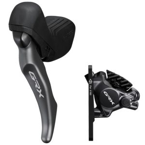 Shimano GRX RX820 Brake/Shift Lever Kit (Black) (Flat Mount) (Left) (Brake Only) (Caliper Included)