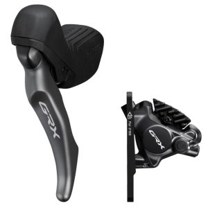 Shimano GRX RX820 Brake/Shift Lever Kit (Black) (Flat Mount) (Left) (Dropper Post Remote) (Caliper I