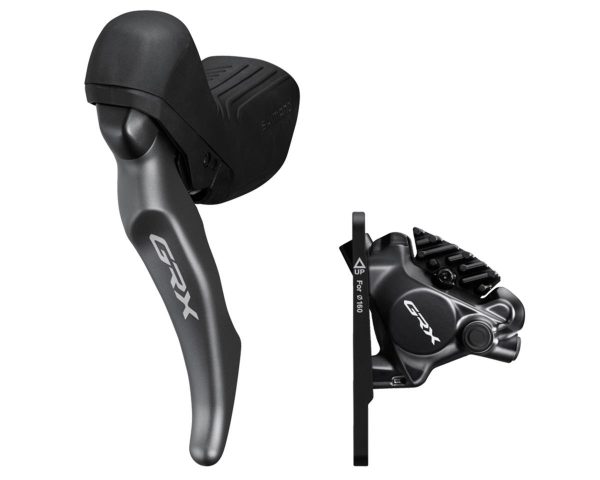 Shimano GRX RX820 Brake/Shift Lever Kit (Black) (Flat Mount) (Left) (Dropper Post Remote) (Caliper I