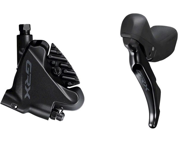 Shimano GRX ST-RX400 Hydraulic Disc Brake/Shift Lever Kit (Black) (Left) (Flat Mount) (2x) (Caliper