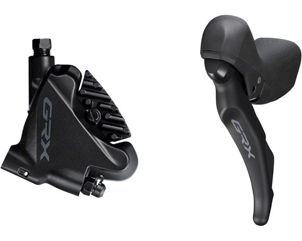 Shimano GRX ST-RX600 Hydraulic Disc Brake/Shift Lever Kit (Black) (Left) (Flat Mount) (2x) (Caliper