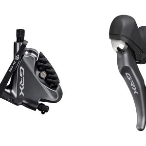 Shimano GRX ST-RX810 Hydraulic Disc Brake/Shift Lever Kit (Black) (Left) (Flat Mount) (2x) (Caliper